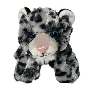 Wild Republic Snow Leopard Cub Mini Cuddlekins Plush 7"‎ Baby Big Cat Winter